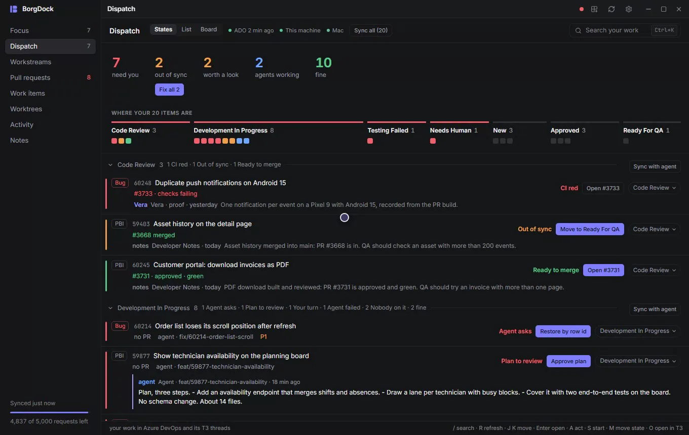 Fix out of sync: the sheet groups the items by where they move, and the model picker filters as you type